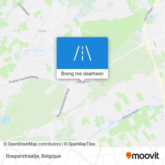 Roeperstraatje kaart