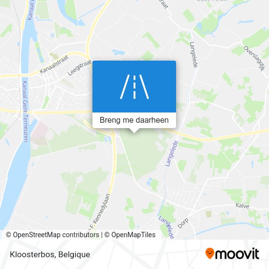 Kloosterbos kaart