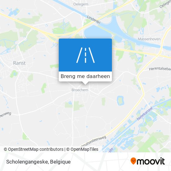 Scholengangeske kaart