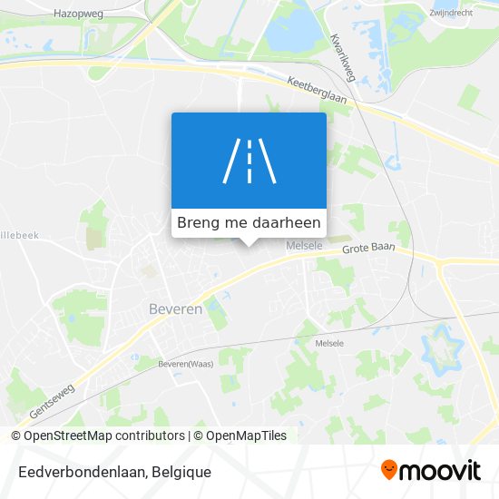 Eedverbondenlaan kaart