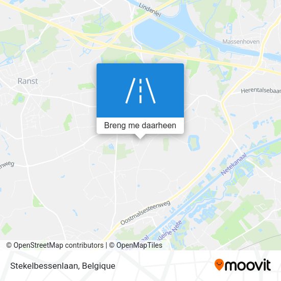 Stekelbessenlaan kaart