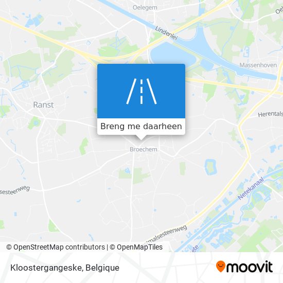 Kloostergangeske kaart