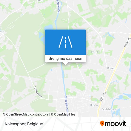 Kolenspoor kaart