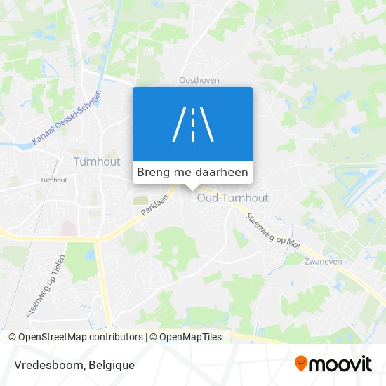 Vredesboom kaart