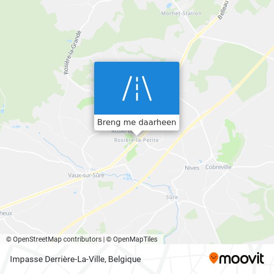 Impasse Derrière-La-Ville kaart