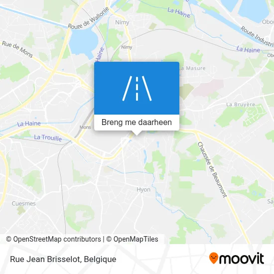 Rue Jean Brisselot kaart