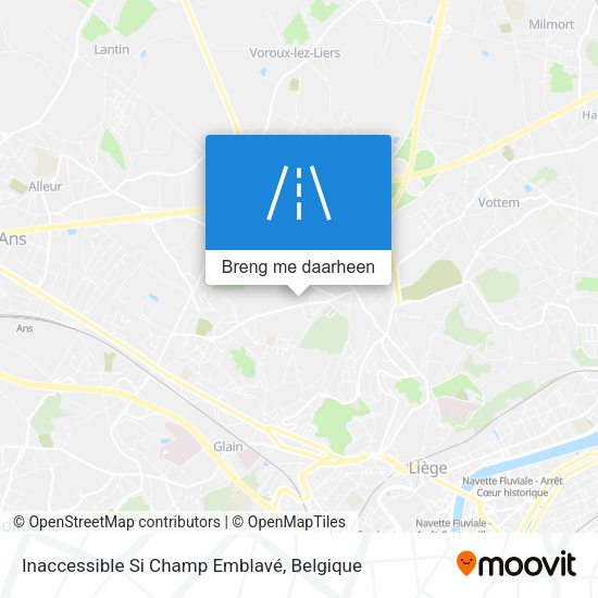 Inaccessible Si Champ Emblavé kaart