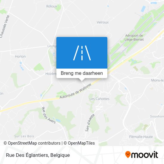 Rue Des Églantiers kaart