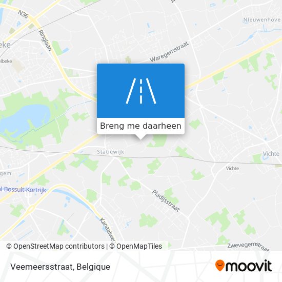 Veemeersstraat kaart