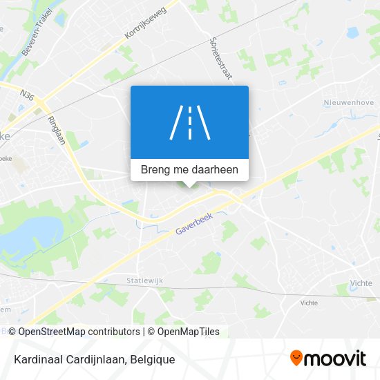 Kardinaal Cardijnlaan kaart
