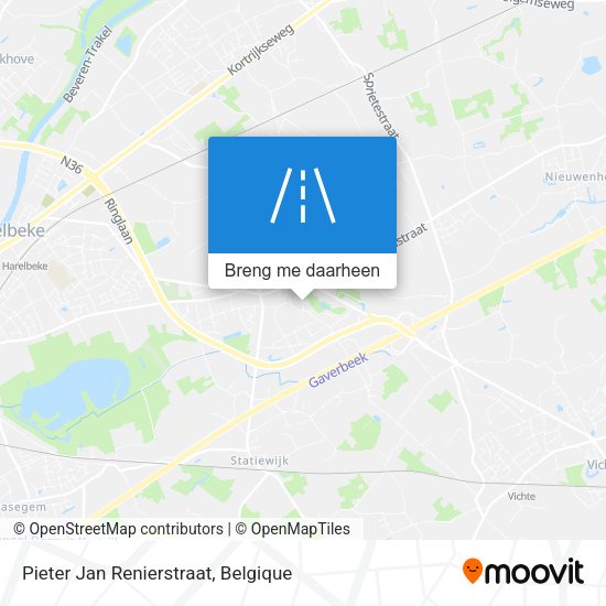 Pieter Jan Renierstraat kaart