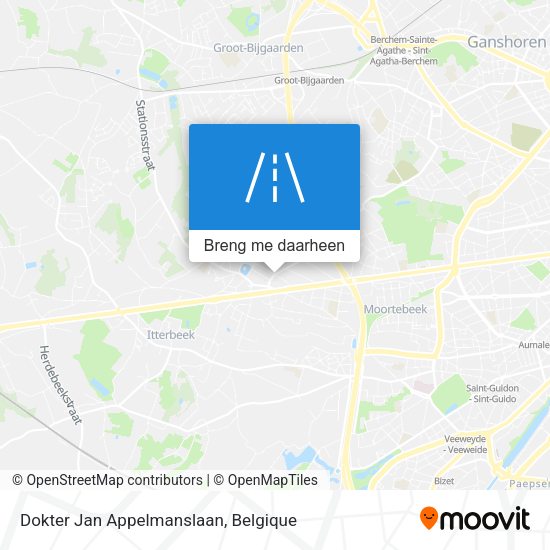 Dokter Jan Appelmanslaan kaart