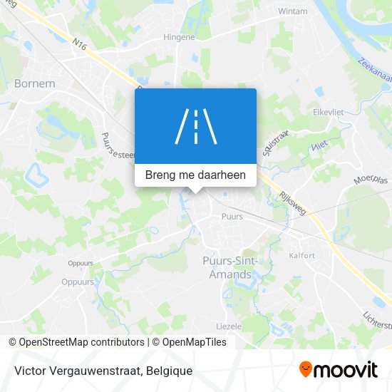 Victor Vergauwenstraat kaart