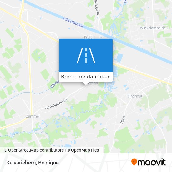 Kalvarieberg kaart