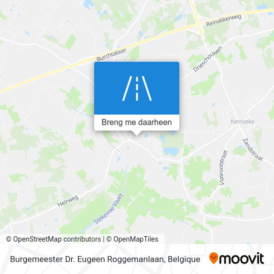 Burgemeester Dr. Eugeen Roggemanlaan kaart