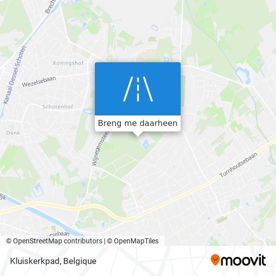 Kluiskerkpad kaart