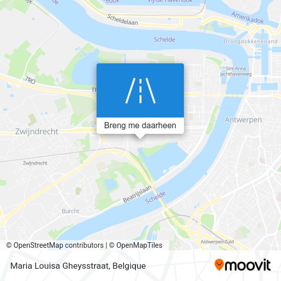 Maria Louisa Gheysstraat kaart