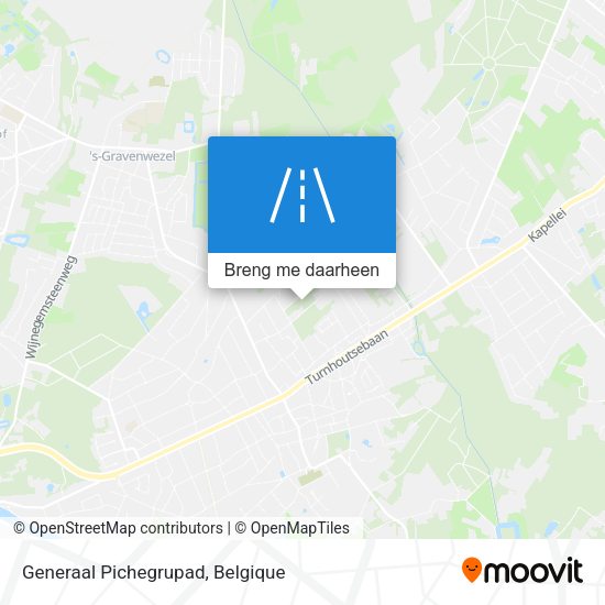 Generaal Pichegrupad kaart