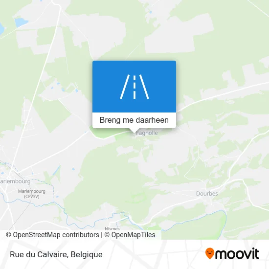 Rue du Calvaire kaart