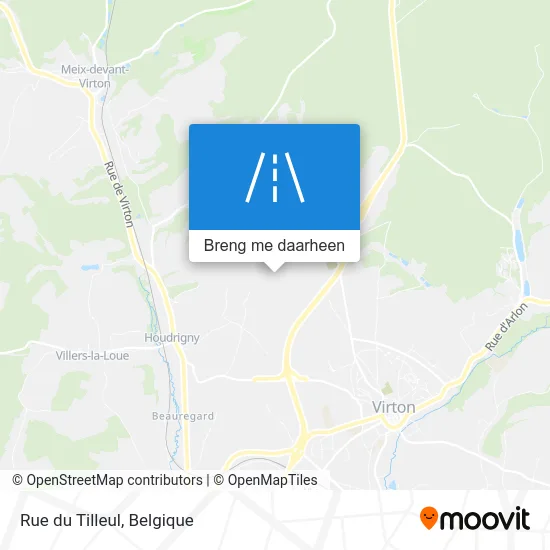 Rue du Tilleul kaart