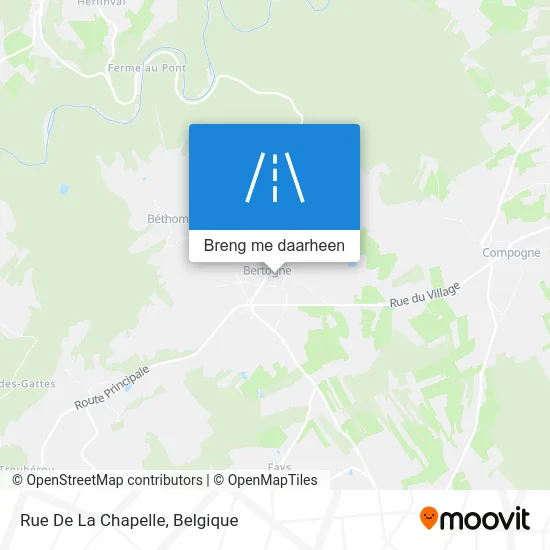 Rue De La Chapelle kaart