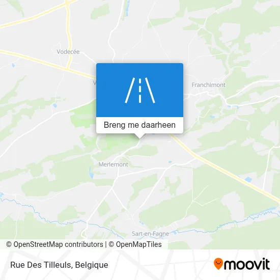 Rue Des Tilleuls kaart