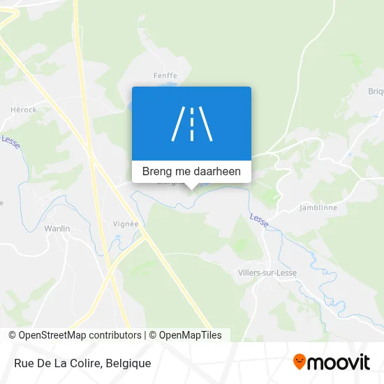 Rue De La Colire kaart