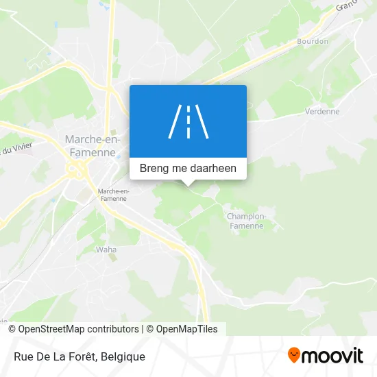 Rue De La Forêt kaart