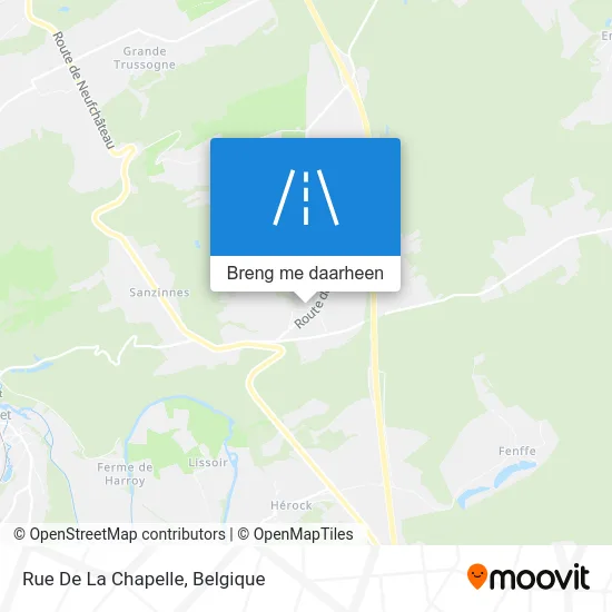 Rue De La Chapelle kaart