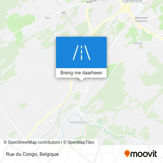 Rue du Congo kaart