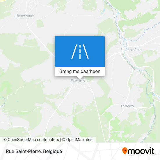 Rue Saint-Pierre kaart