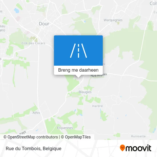 Rue du Tombois kaart