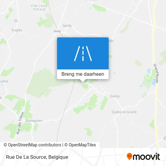 Rue De La Source kaart