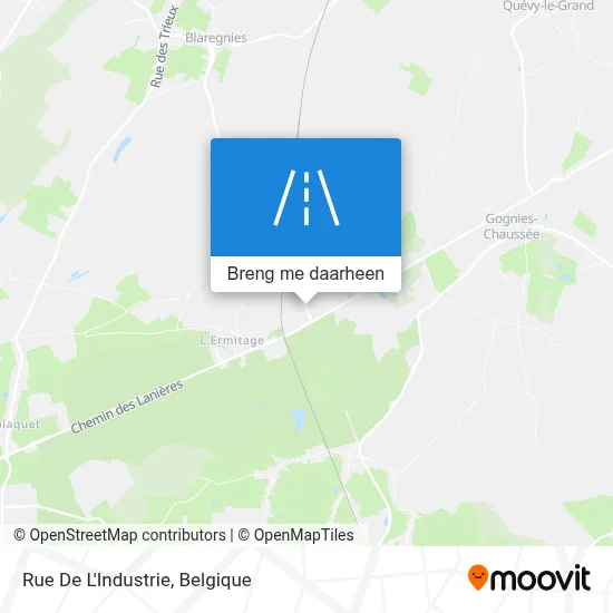 Rue De L'Industrie kaart