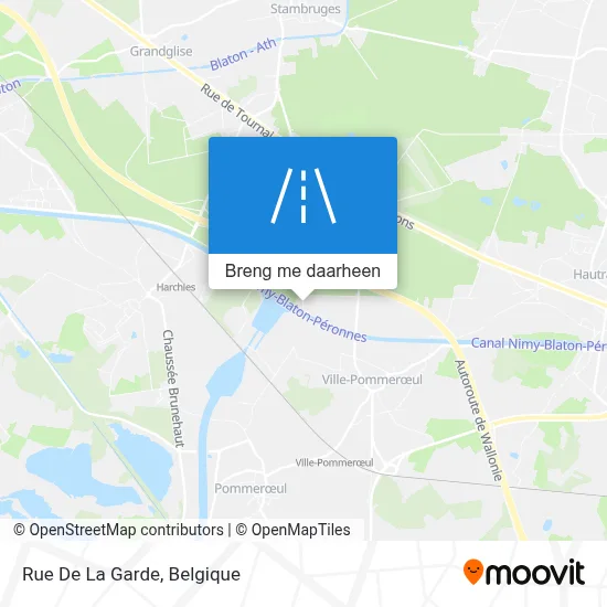 Rue De La Garde kaart