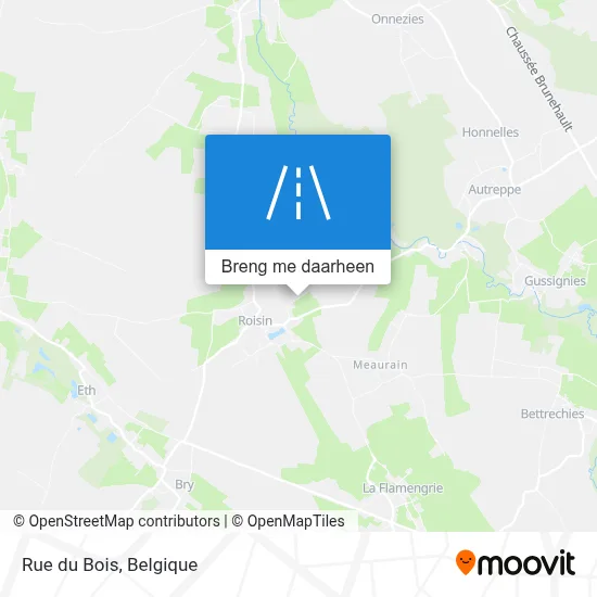 Rue du Bois kaart