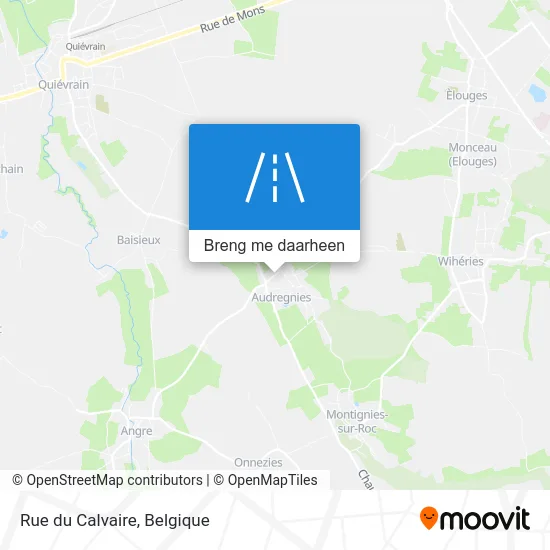 Rue du Calvaire kaart