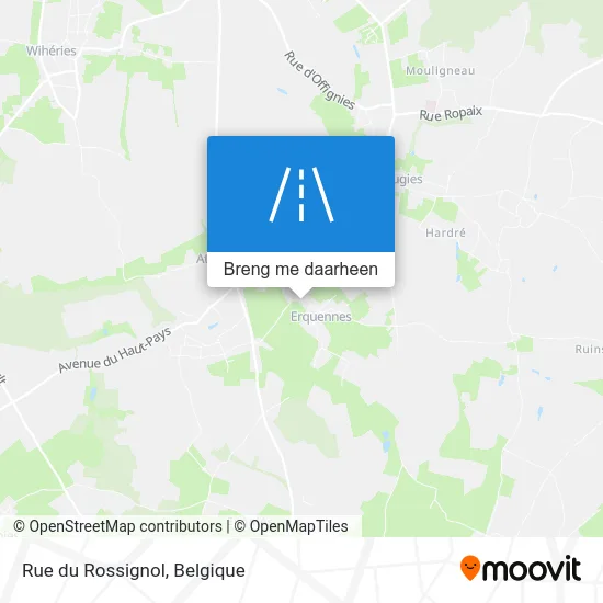 Rue du Rossignol kaart