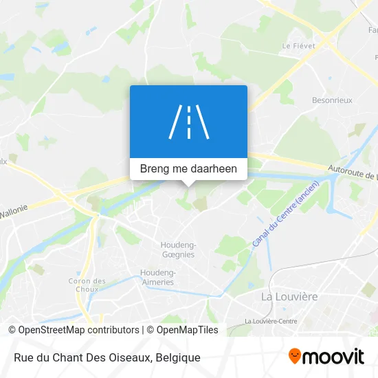 Rue du Chant Des Oiseaux kaart