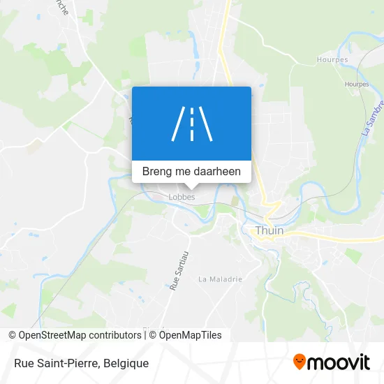 Rue Saint-Pierre kaart