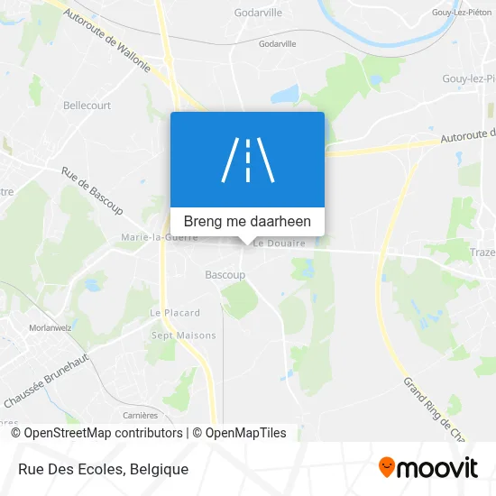 Rue Des Ecoles kaart