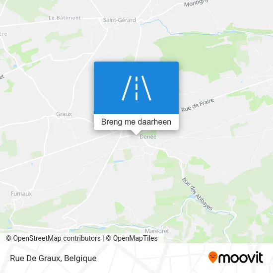 Rue De Graux kaart
