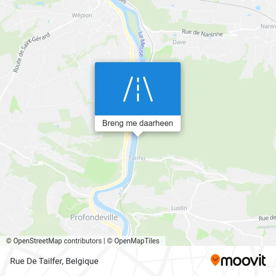 Rue De Tailfer kaart