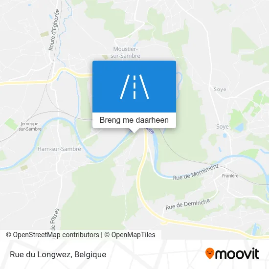 Rue du Longwez kaart