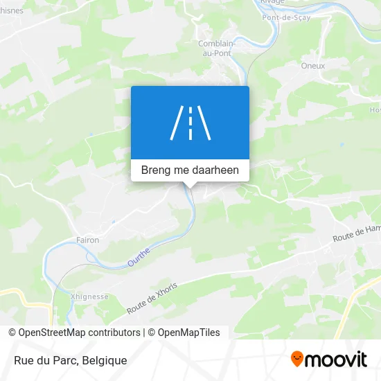 Rue du Parc kaart