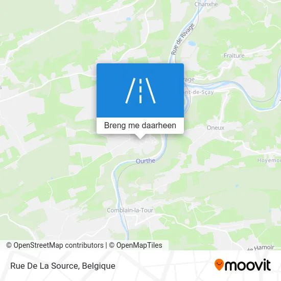 Rue De La Source kaart