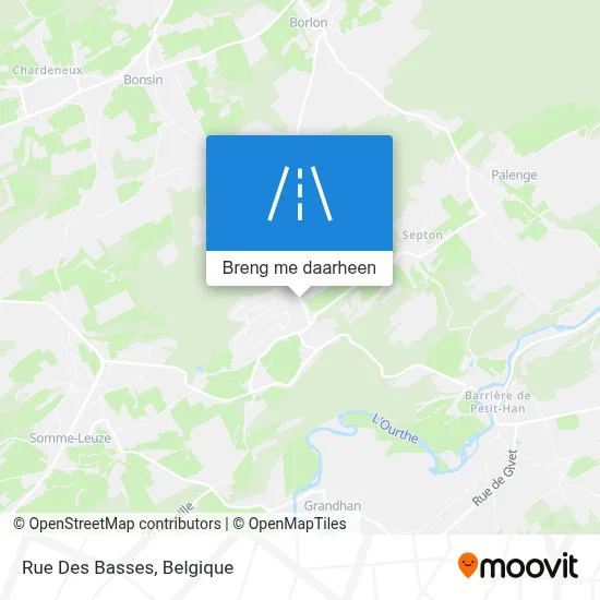 Rue Des Basses kaart