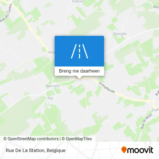 Rue De La Station kaart