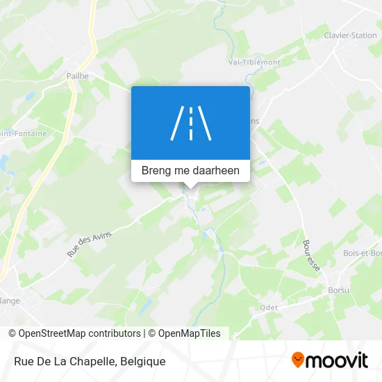 Rue De La Chapelle kaart