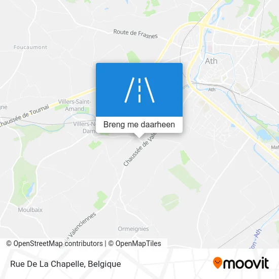 Rue De La Chapelle kaart